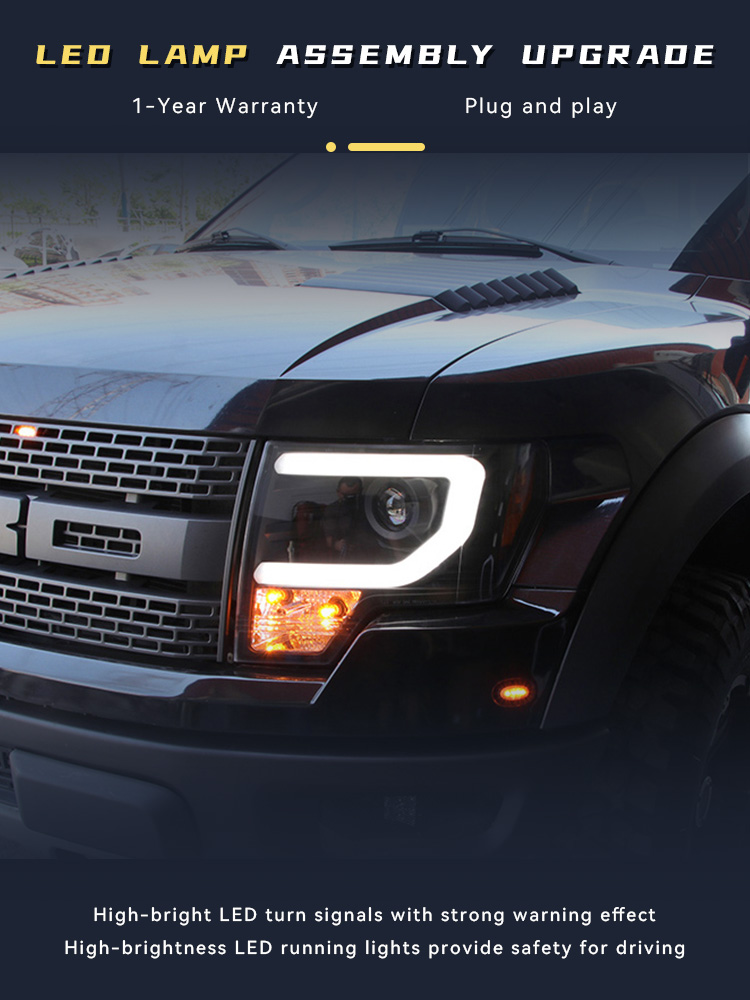 Accessories Car Near - Lampu depan mobil Ford Raptor F150