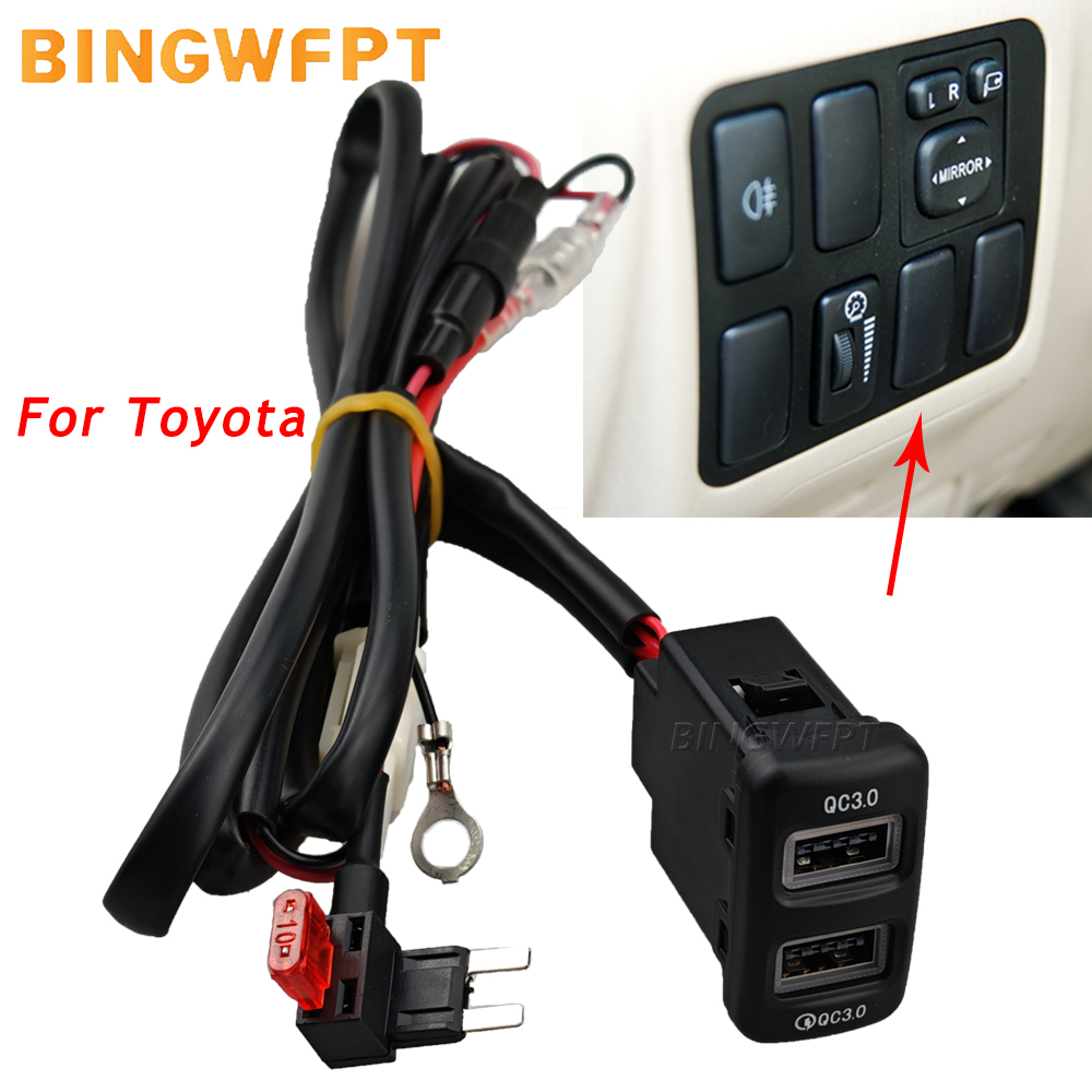 Car Accessories Qc - Adaptor Input Pengisi Daya Cepat QC