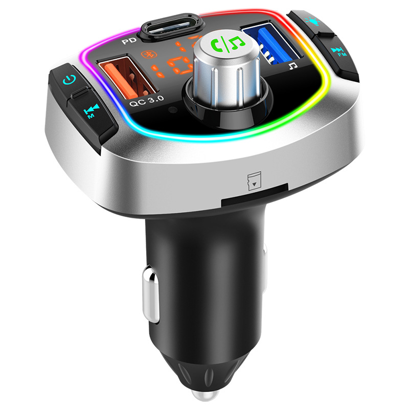 Car Accessories Qc - BC63 Pemancar FM Bluetooth Pemutar MP3