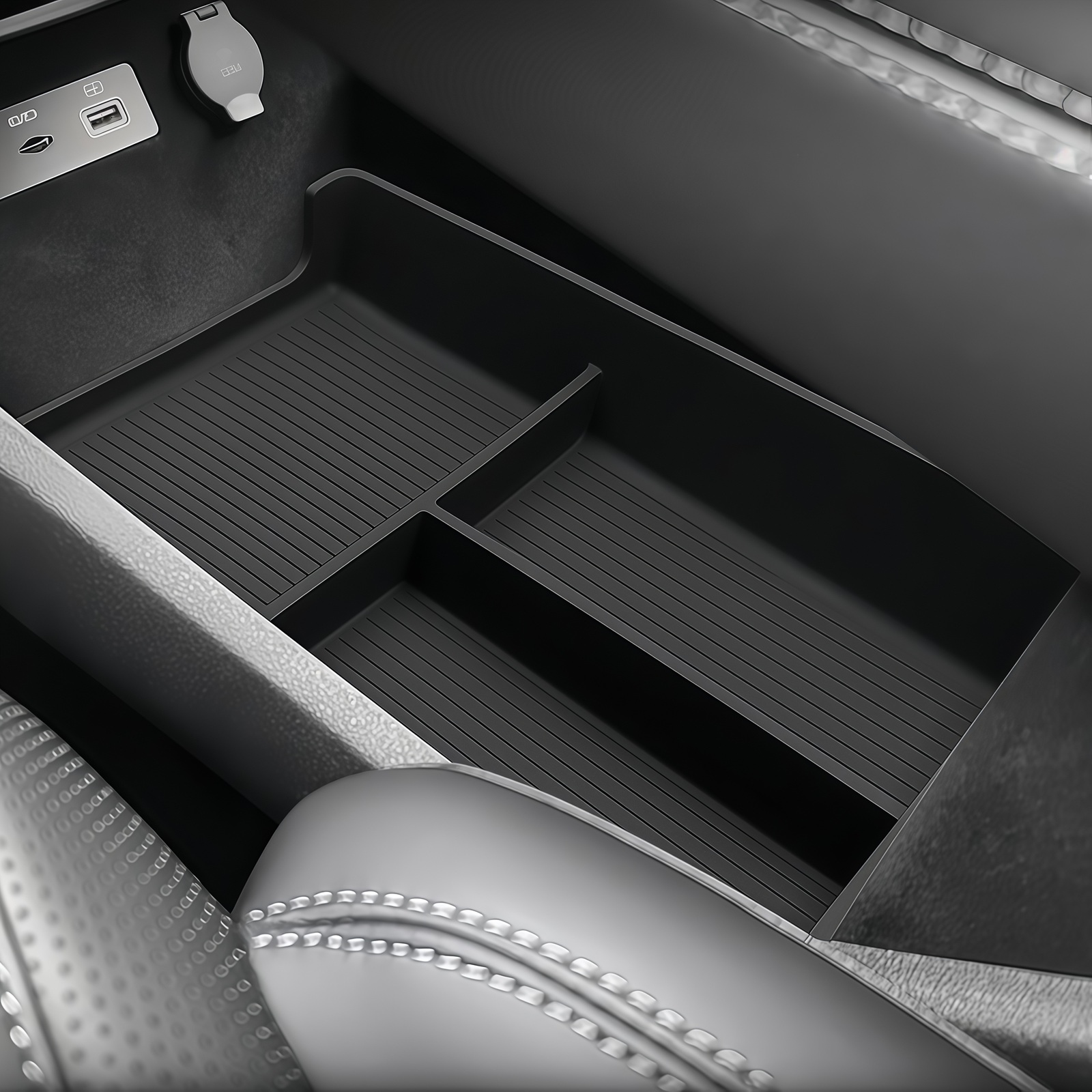 Car Accessories Papar - Baki Penyimpanan Bawah Konsol Tengah untuk