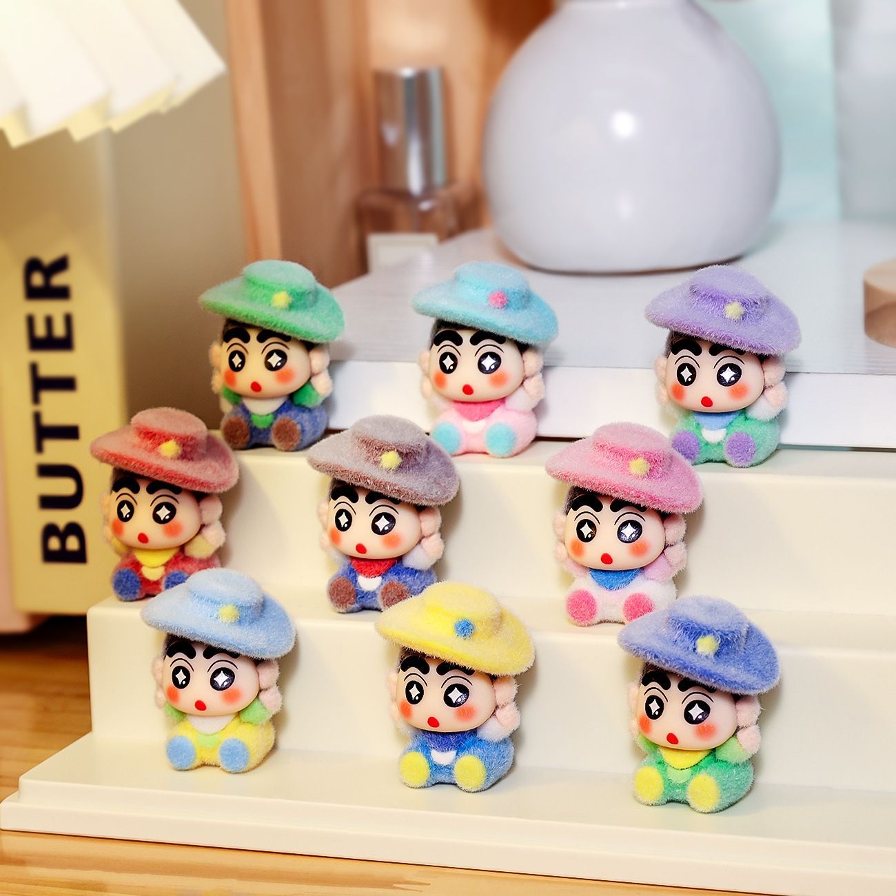 Car Accessories Papar - Figur Mini Seri Shin Chan Berbahan
