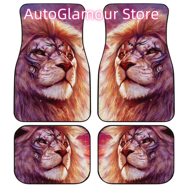 Car Accessories Gift Ideas - Karpet Mobil Motif Singa Warrior, Aksesoris