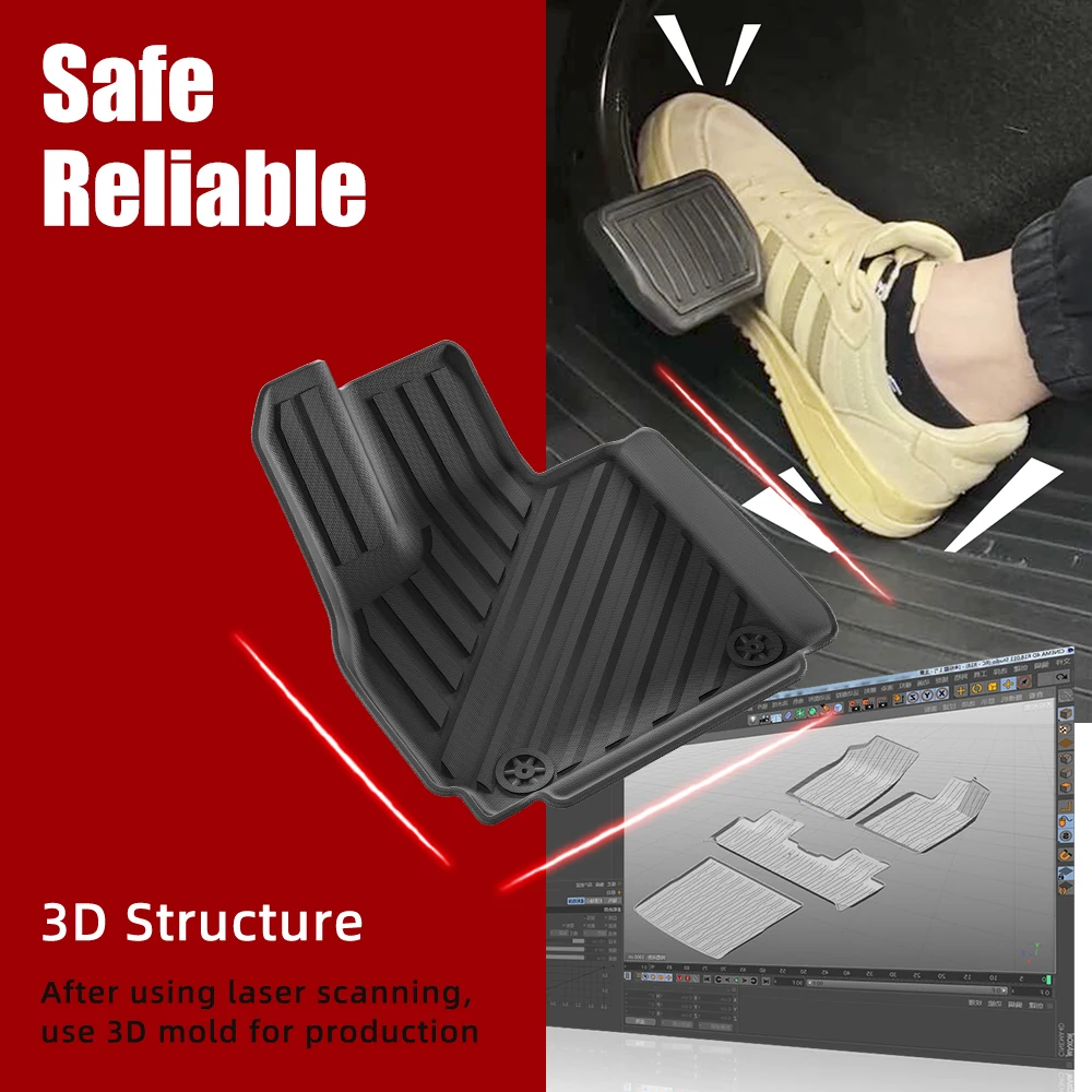 Karpet Mobil 3D TPE untuk Pors - Car Floor Mat Rubber ulasan dan harga