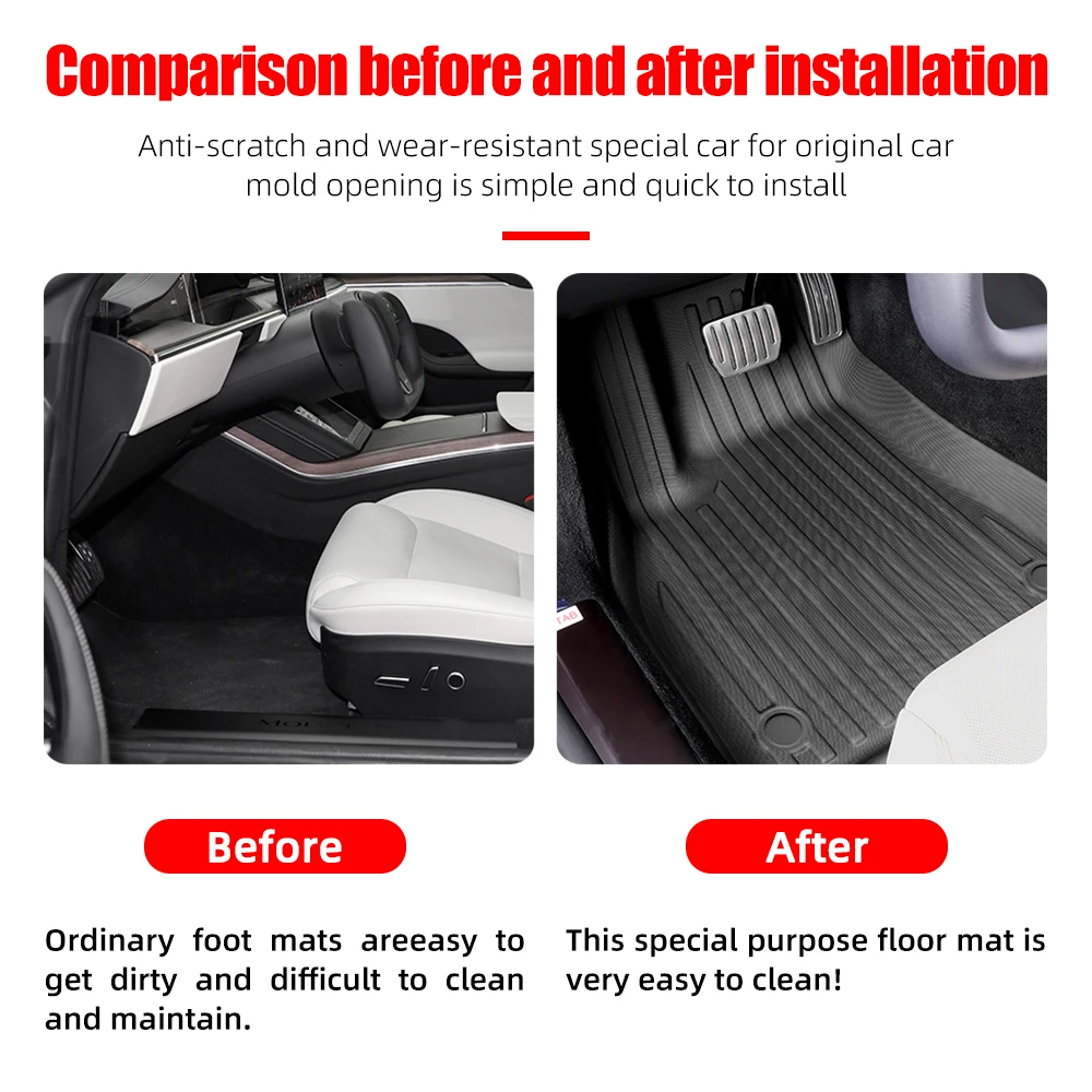 Karpet Mobil 3D TPE untuk Pors - Car Floor Mat Rubber ulasan dan harga