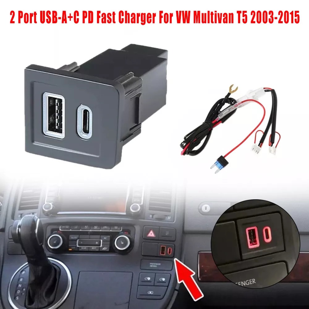 1Pcs Aksesoris Mobil USB PD+QC - Car Accessories Qc ulasan dan harga