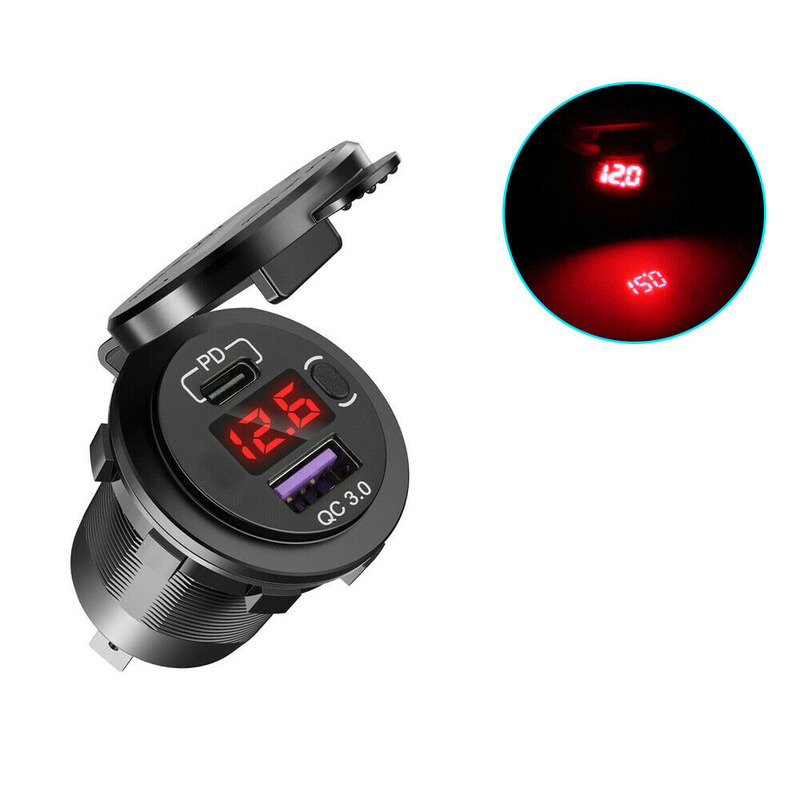 QC Portabel 3.0 + PD Dual USB  - Car Accessories Qc ulasan dan harga