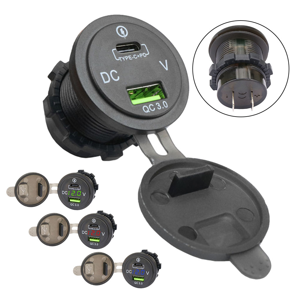 Stopkontak LED QC 3.0 Soket Vo - Car Accessories Qc ulasan dan harga