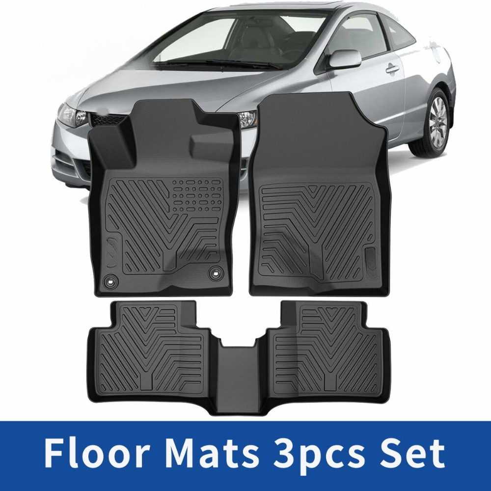 3Pcs Karpet Mobil untuk Honda  - Car Floor Mat Rubber ulasan dan harga