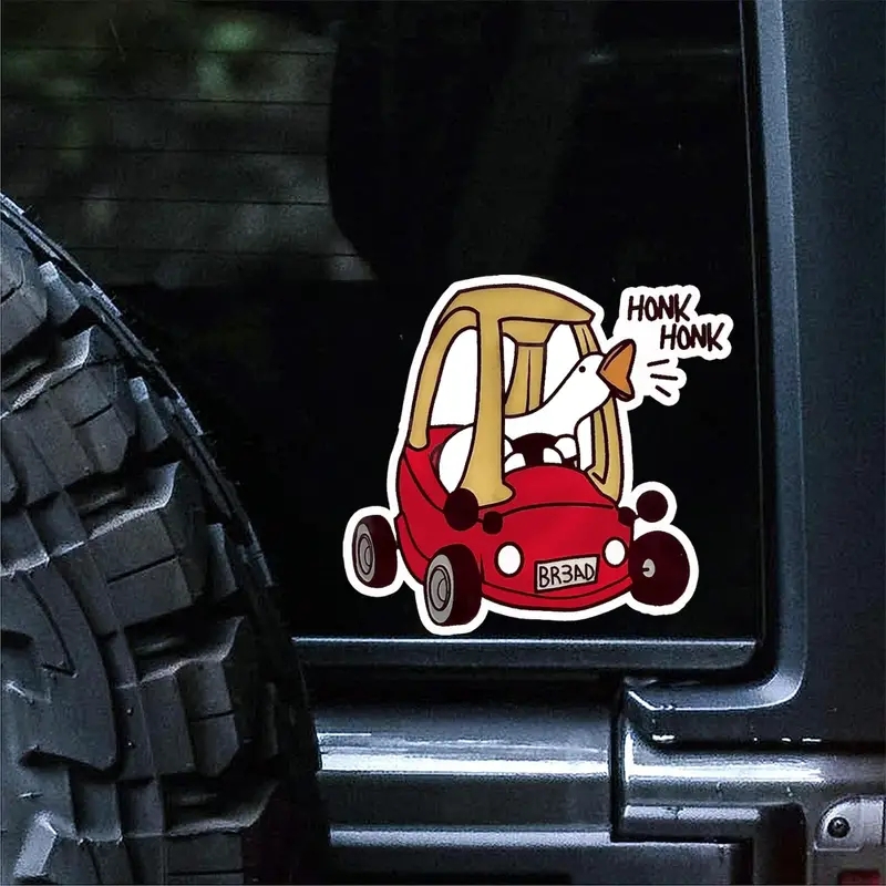 Stiker vinil Honk angsa lucu u - Car Accessories Gift Ideas ulasan dan harga