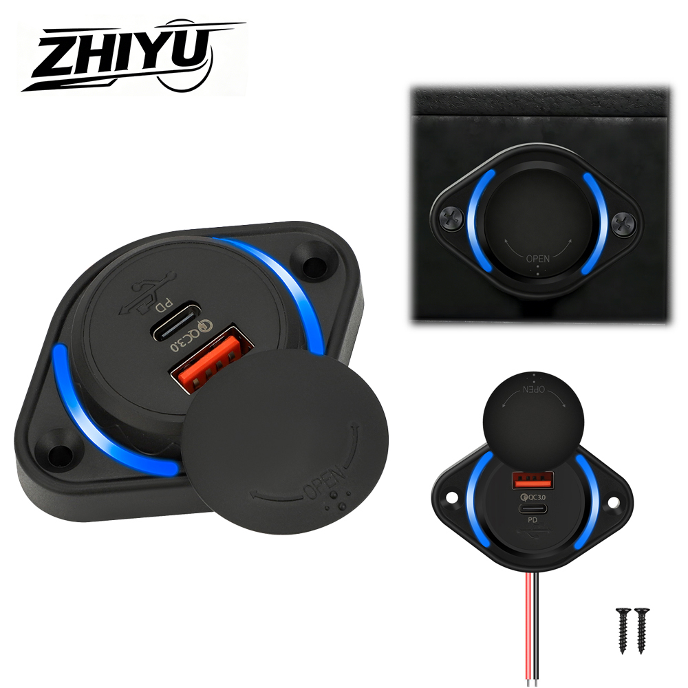 ZHIYU QC 3.0 Pengisi Daya USB  - Car Accessories Qc ulasan dan harga