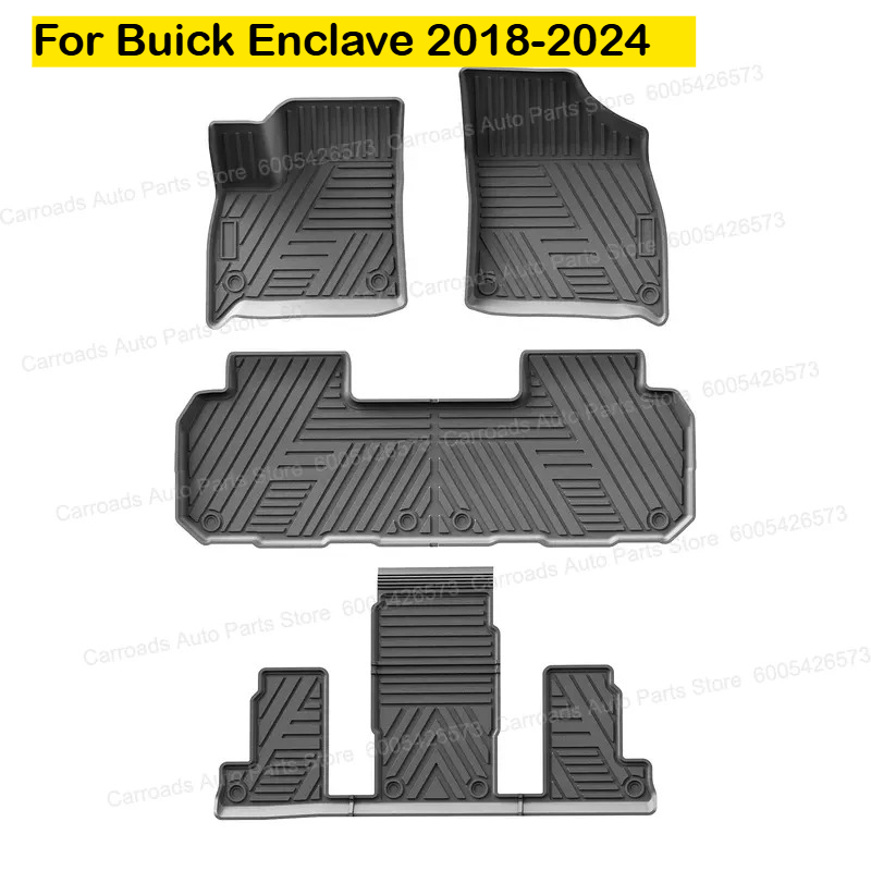 (LHD) Untuk Buick Enclave 2018 - Car Floor Mat Rubber ulasan dan harga
