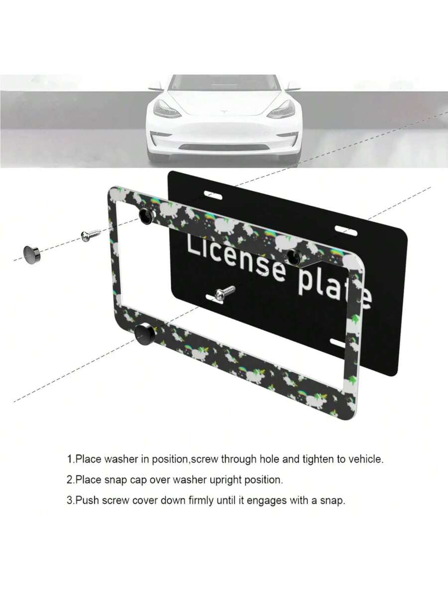 1 Bingkai Plat Nomor Aluminium - Car Accessories Gift Ideas ulasan dan harga