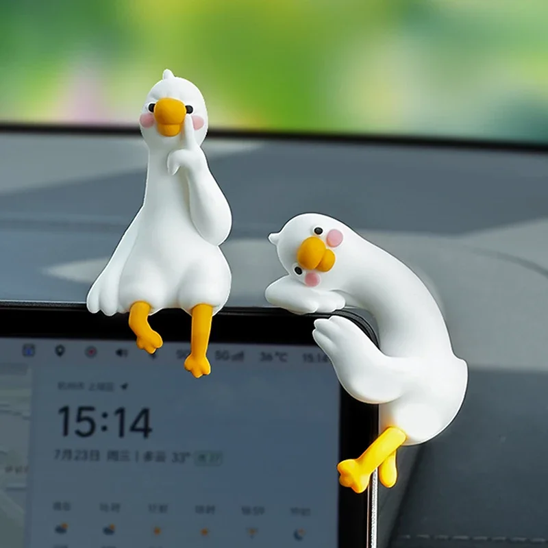 1/4 Buah Patung Bebek 3D Lucu  - Car Accessories Gift Ideas ulasan dan harga